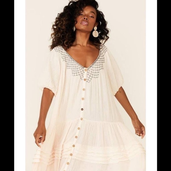 Free People Dresses & Skirts - FREE PEOPLE WOMEN'S SUNDAY STROLL MAXI DRESS NWT